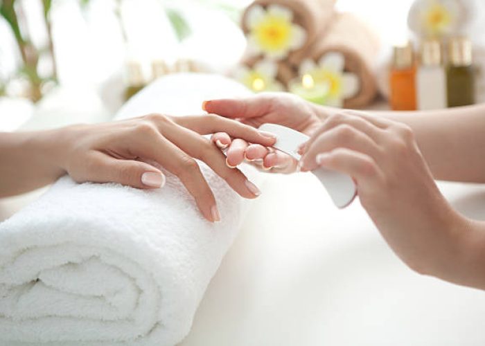 istockphoto-171379163-612×612 Close up of beautiful female hands having manicure treatment.See more MANICURE and SPA images. Click on image below for lightbox.